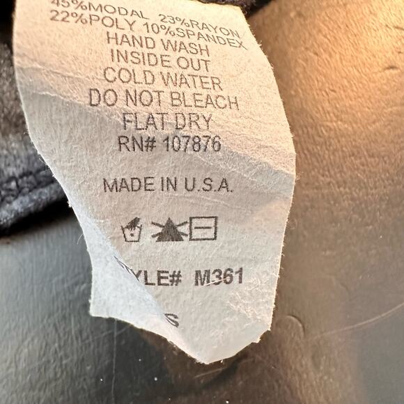 Comfy USA Maxi Dress SM V Neck Jersey Knit Balloon Asymmetric Draped Lagenlook - Picture 8 of 9